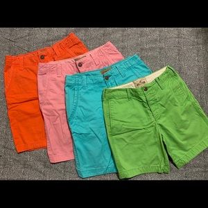Set of 4 Men’s Shorts RedCamel & Hollister, 30-31